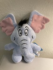 Dr Seuss Palm Pal 5" Horton Plush Blue Elephant Aurora Stuffed Animal Easter
