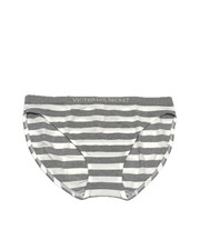 Victoria's Secret Body by Victoria Seamless Bikini Panty Grey Stripe