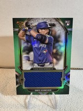 2024 Topps Triple Threads - Jumbo Relic Davis Schneider /27 Rookie - Blue Jays