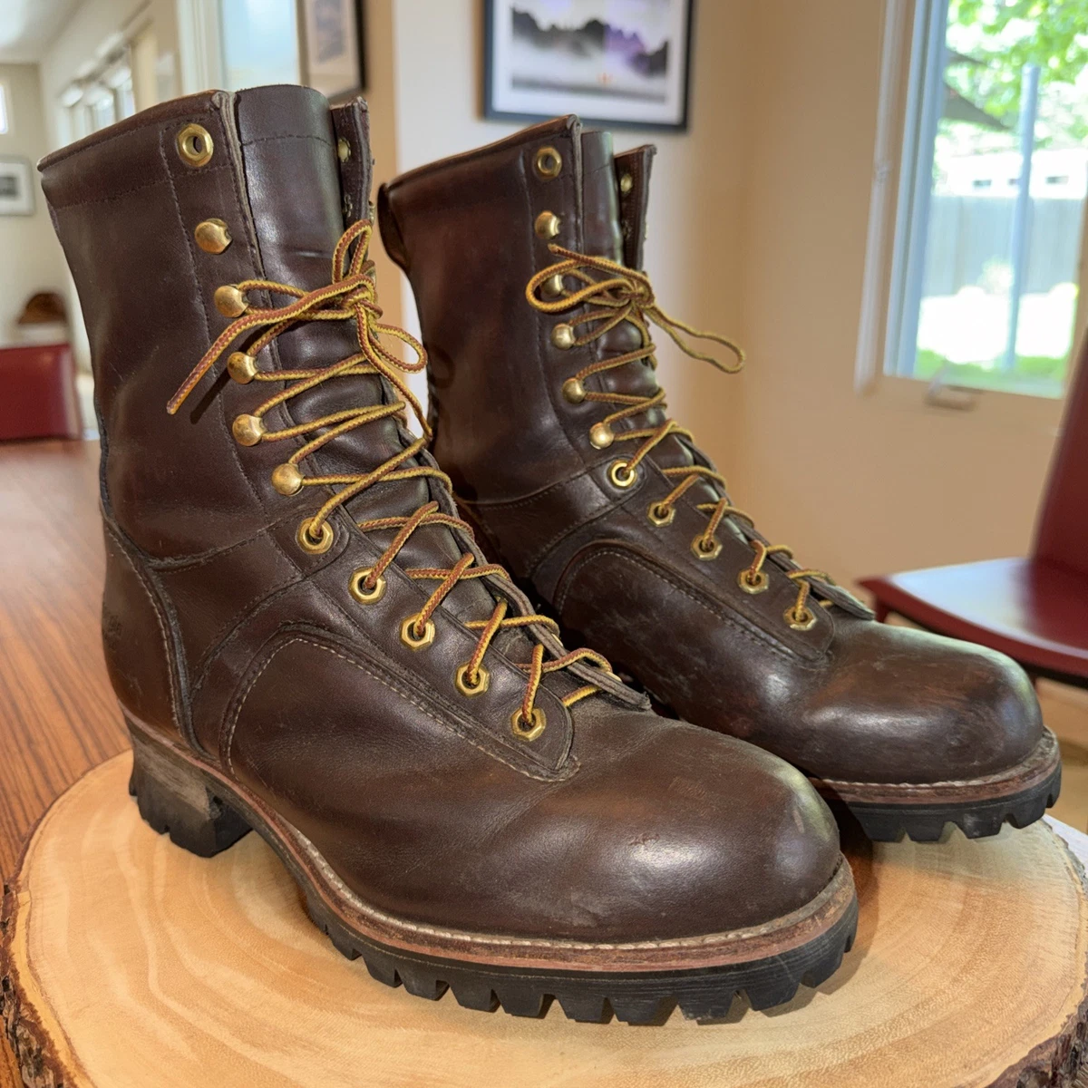 Vintage Georgia Engineer Boots | USA Made | Soft Toe | Men’s 10 E Vintage Georgia Boots In Men main image 3