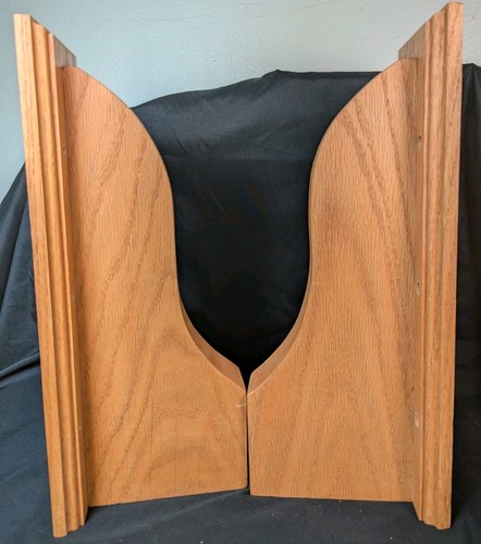 White Oak Wooden Shelf Bracket Corbel Extra Large Thompson 6x15” Mantle Ends