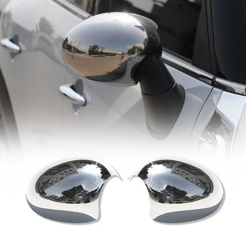 Side Mirror Cover Caps Fits Mini Cooper Paceman R61 2013-2016 Stainless Steel 2x