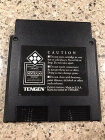 R.B.I. Baseball: Tengen Nintendo NES Game Cartridge Cart Only Black Version