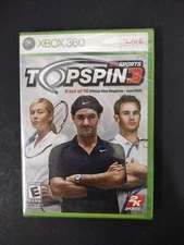 Top Spin 3 (Microsoft Xbox 360, 2008) - New - Factory Sealed 