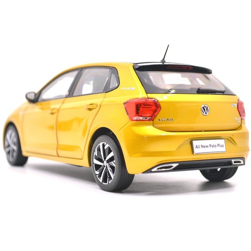 1/18 Scale Volkswagen Polo Plus 2019 Gold Diecast Model Car Paudi Collection - Picture 4 of 10
