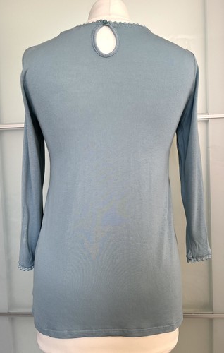 Top Jersey pale blue By H&M , Size XS . Fits Uk 6-8. Good Cond - Picture 5 of 9