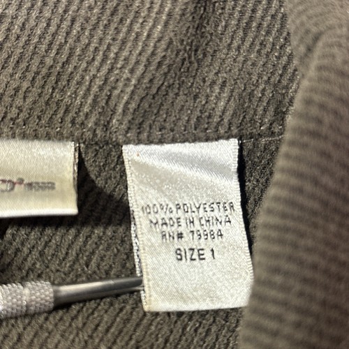 Chicos Jacket Womens 1 (Medium/8) Brown Long Sleeve Corduroy Button Up - Picture 7 of 13