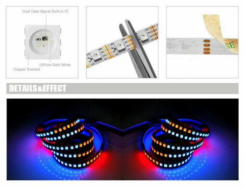 WS2812 WS2813 WS2815 (WS2812B Updated) LED Pixel Strip Individually Addressable - Picture 24 of 28