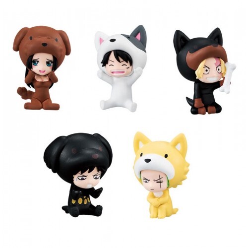 From TV Animation ONE PIECE Wanpies (Wan Piece) Mascot - Set of 5
