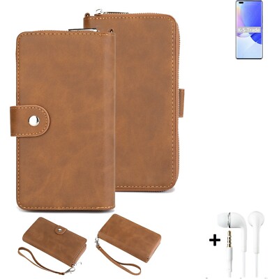 Portemonnee Handy-Hülle für Huawei nova 9 Pro + earphones Schutzhülle Case br