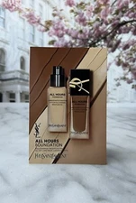 Yves Saint Laurent All Hours Foundation 6-Shade Sample Card. New. Sealed.