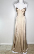 Show me your mumu dress  Size medium. Champagne