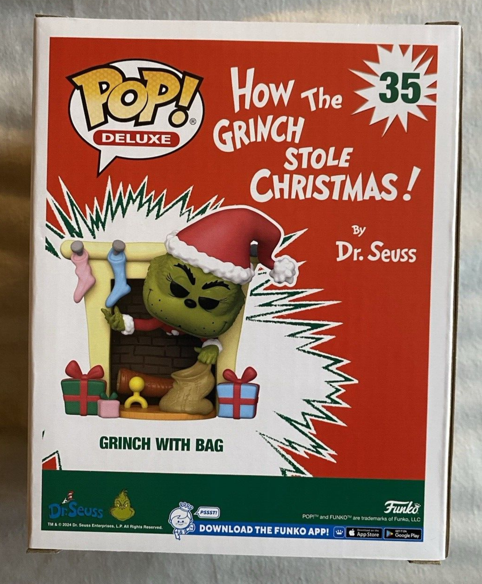 Funko Pop! Deluxe: Grinch with Bag #35 for sale online | eBay