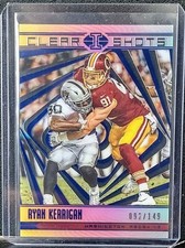 2018 Panini Illusions Clear Shots Ryan Kerrigan Blue #ed 92/149 #CS-RK Redskins