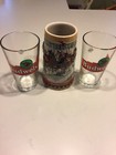 VINTAGE 1988 BUDWEISER STEIN AND 16oz and 2  BUD PINT GLASS{excellent condition} — photo 1