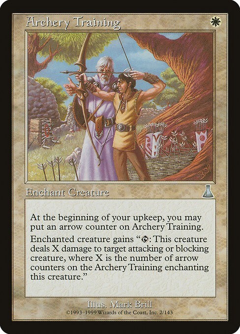 MTG Urza's Destiny --- ARCHERY TRAINING --- Uncommon! NM! Magic the Gathering!