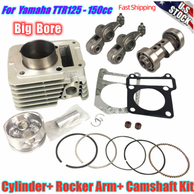 Cylinder Rocker Arm Camshaft Ring Kit For Yamaha 150cc Big Bore TTR125 TTR125E L