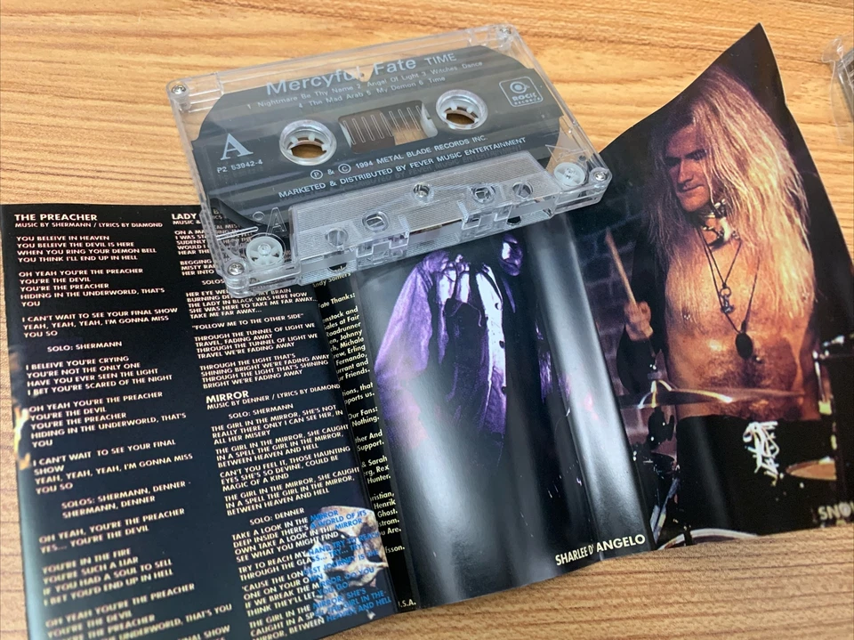 MERCYFUL FATE TIME: Cassette Tape 1994 Heavy Metal / Rare Foto 4 de 4