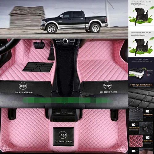 For Dodge RAM 1500 Car Floor Mats Waterproof Custom Auto Cargo Liners Carpets - Imagen 18 de 34