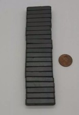  20 Pack 1.5"X1/3"x1/4" Ferrite Magnets / Machined Edges / Block Magnets/ 20 Ea 