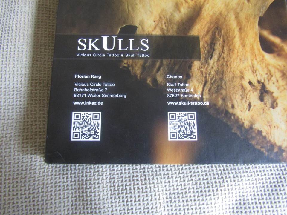 Human Skulls Vicious Circle Tattoo & Skull Tattoo Florian Karg T