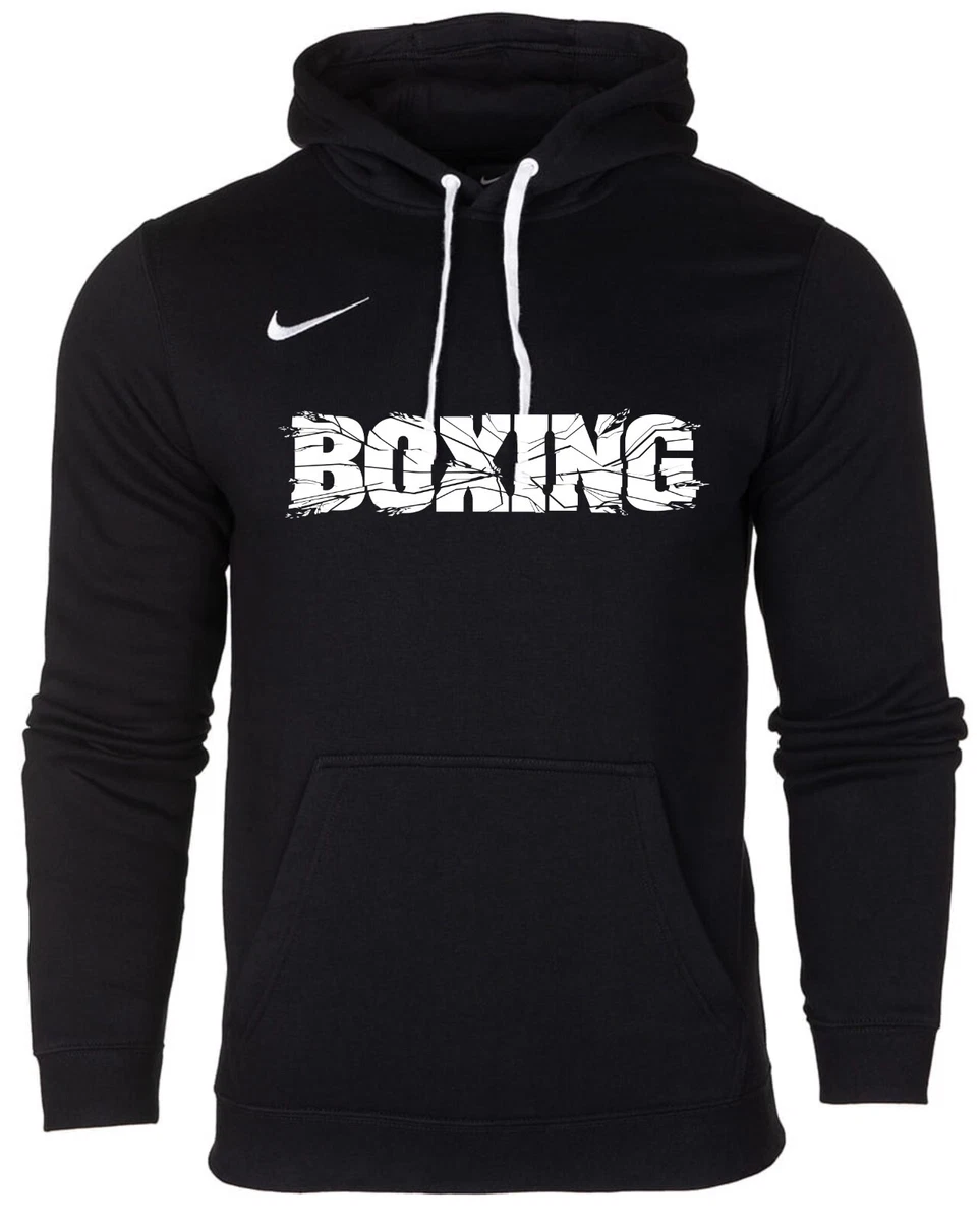 Nike BOXING hoodie cotton men s sweatshirt hoodie black gray