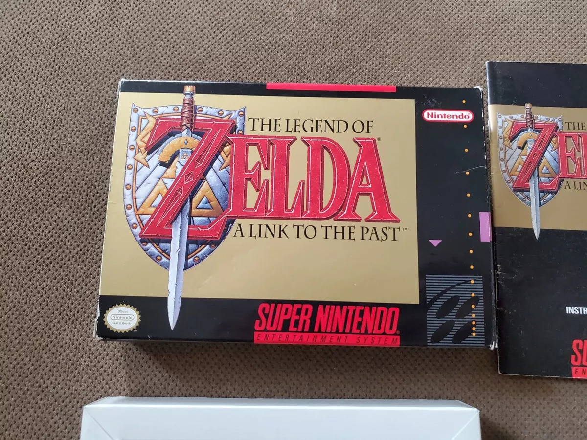 LEGEND OF ZELDA: LINK TO THE PAST Complete CIB Nintendo SNES