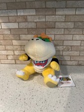 Peluche pupazzo Sanei Boeki Super Mario Bowser Jr. S 7” nuovo con etichetta