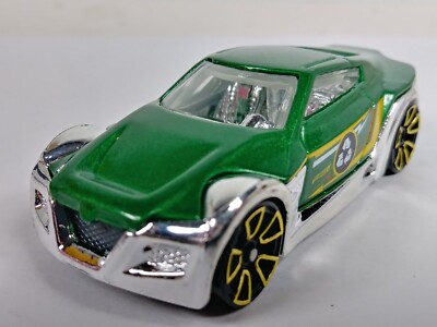 Symbolic Hot Wheels 2023 Roll Out Raceway Dark Green TRAP5 Wheels 1:64 Loose