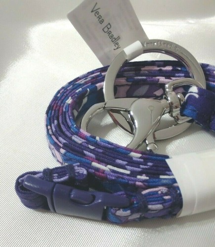 Vera Bradley's BREAKAWAY LANYARD in REGAL ROSETTE, Ring and Lobster Clasp, NWT - Picture 5 of 5