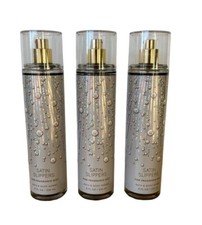 Bath Body Works Satin Slippers Jasmine Fine Fragrance Mist Body Spray x3