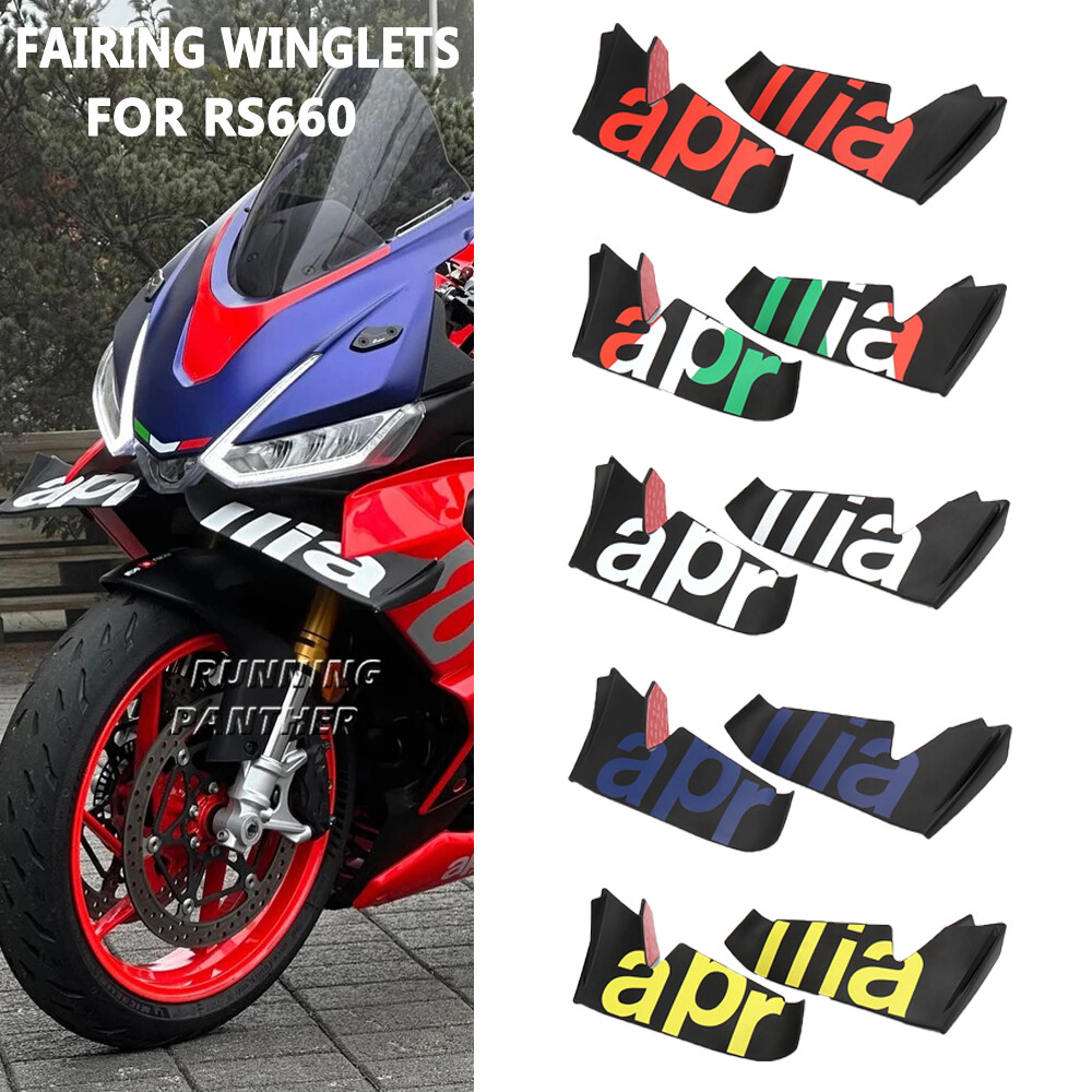 Motorcycle Front Winglet Aerodynamic Wing Kit Spoiler For Aprilia