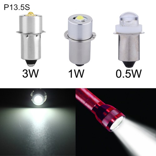 P13.5S LED Upgrade Bulb For Flashlight, PR2 Bulb Replacement 2/3/4 C/D
