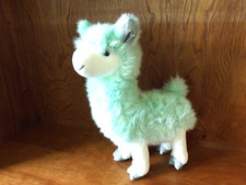 Llama Glitter Green Plush FAO Schwarz