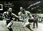 Jerry West Los Angeles Lakers & John Havlicek Boston Celtics auto autograph 1/1 — photo 2