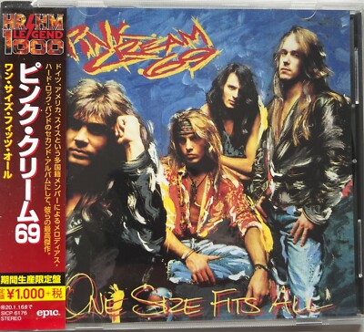 Pink Cream 69 - One Size Fits All Japan CD SICP-6176  11 Tracks NEU
