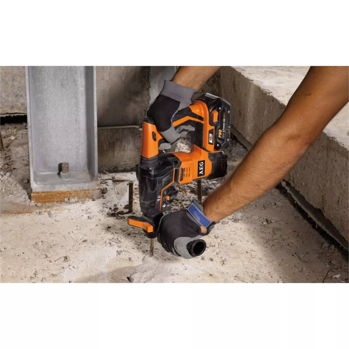 AEG CORDLESS HAMMER DRILL 18V Li Skin Only BBH180 3 Operation