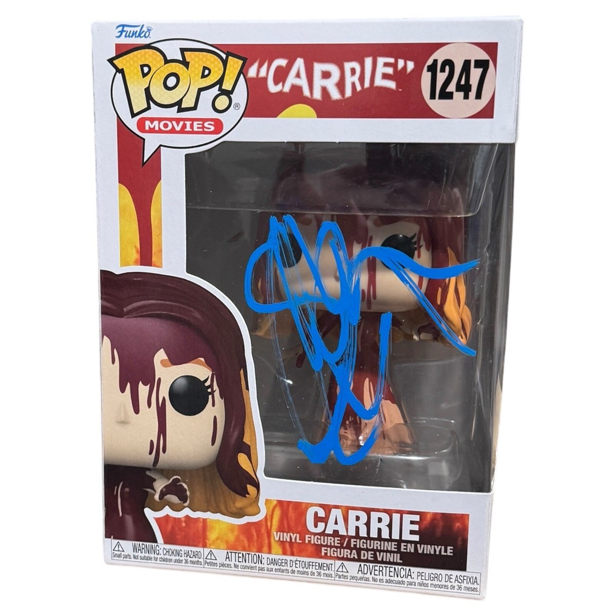 Chloe Moretz Signed CARRIE Funko Pop #1247 Beckett Horror Movie