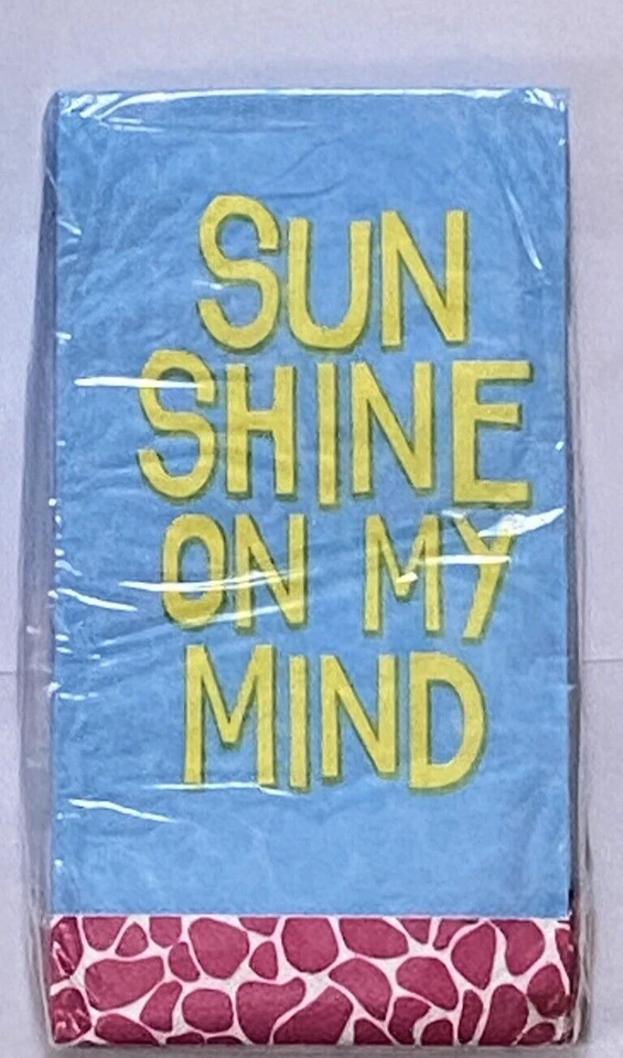 Toalla de invitados servilletas desechables 2 capas de papel comedor baño sol brillo 40 quilates Foto 4 de 4