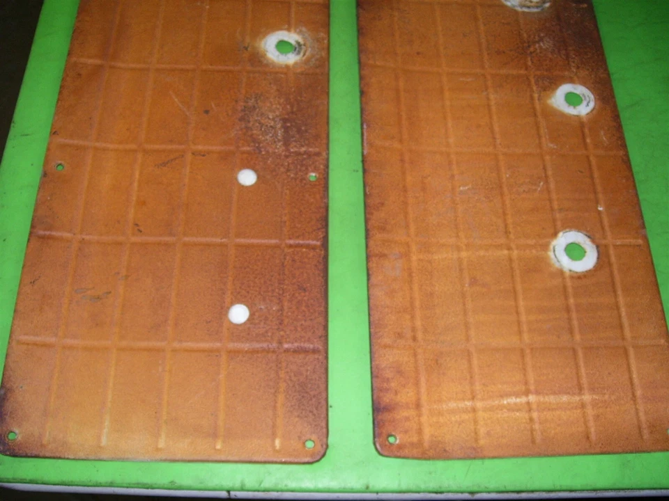 Dodge D100 D200 Sweptline 1967 fabricante de equipos originales juego de panel de puerta izquierda derecha pátina Foto 3 de 4