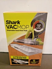 Shark VACMOP Refill Disposable Hard Floor Vacuum and Mop Pad 10 Count White NIB