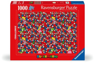 Erwachsenenpuzzle 1000 Teile - Challenge Super Mario | Deutsch | Spiel | 2024