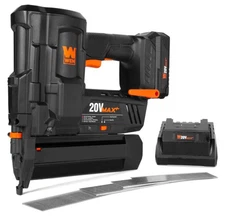 WEN 20V Max Cordless 18 Gauge Brad Nailer with Battery and Charger 2 Inch Cap...