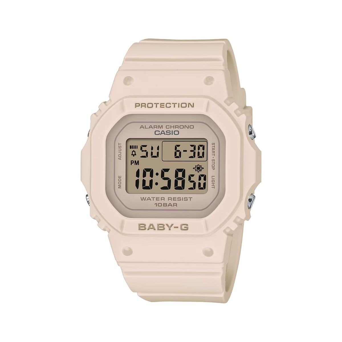 NEW Casio Baby-G Pink Alarm Timer Shock Resistant Digital Womens