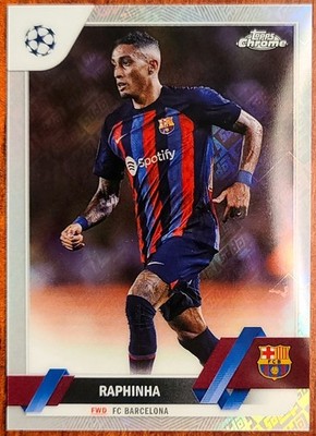 2022-23 Topps Chrome UEFA CC  Raphinha  #164 Logo Refractor 26/52 BARCELONA