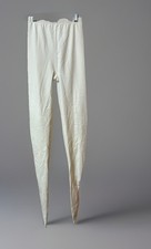 NWT Men  s Mirella Footed Ballet Tights Size Small Off-White Color NEW 