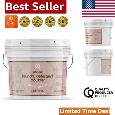 #ad Natural Laundry Detergent Powder 1 Gallon Chemical Free Resealable Bucket $52.19