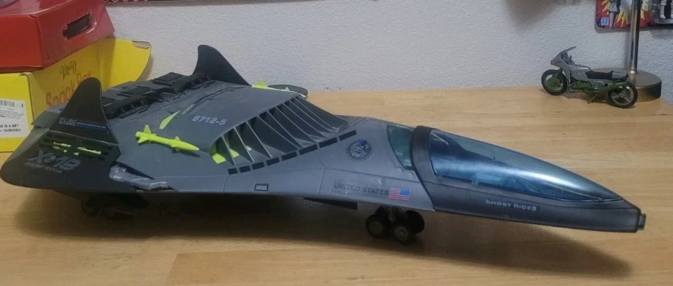 Hasbro GI Joe ARAH Phantom X-19 con Ghostrider usado/incompleto Foto 2 de 3