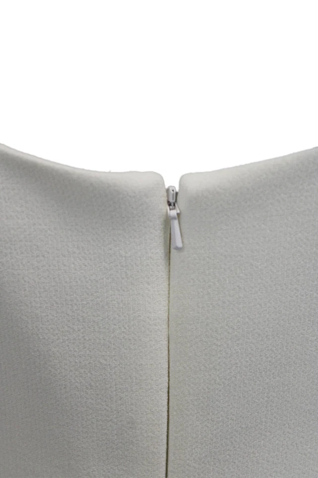 Vestido Lápiz Lela Rose Mujer Floral Bordado Cuello Abierto Blanco Negro Talla 6 Foto 4 de 4