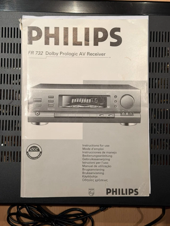 Philips FR-732 Dolby Surround AV Receiver Verstärker - Bild 4 von 4